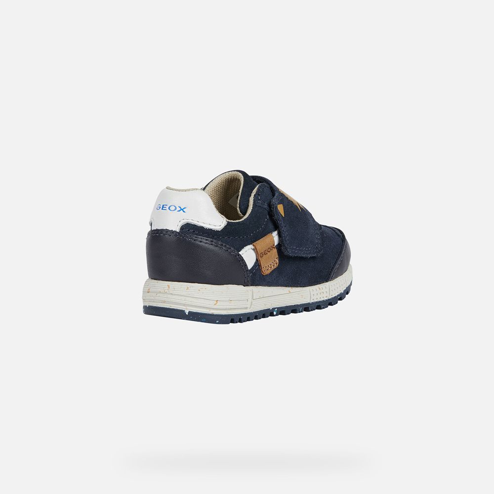 Geox Sneakers Navy Alben Boy - Geox Baby Shoes - PLDNKY849